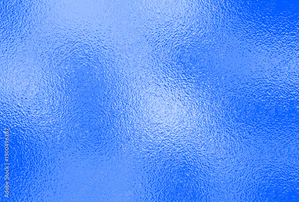 Poster blue foil texture background with glass effect illustration abstract gradient bright and shiny light