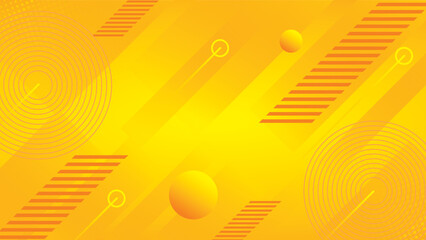Abstract background with orange and yellow wave lines, a vibrant digital summer technology banner design