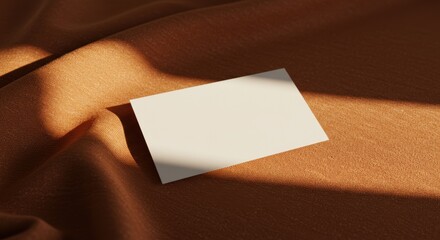 Fototapeta premium Blank business card mockup design template