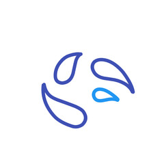 water splash line art