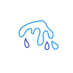 water splash line art