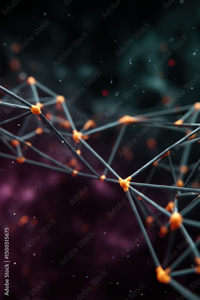 Poster big data graph changing trajectory through ai input, ai manipulation of economy