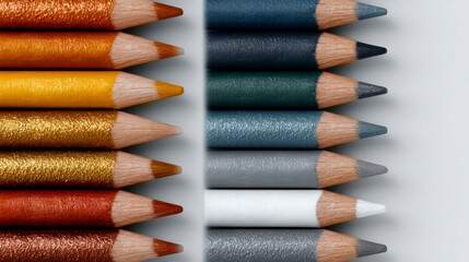 Colorful Pencils  Art Supplies  Stationery  Creative  Drawing  Design  Office  School  Edu