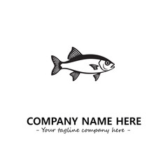 Fish logo company design vector illustration