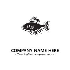 Fish logo company design vector illustration