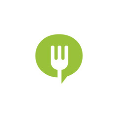 chat fork logo