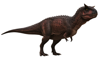 Detailed Render of a Carnotaurus Horned Predator from Prehistoric Times
