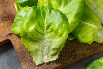 Raw Green Organic Butterhead Lettuce
