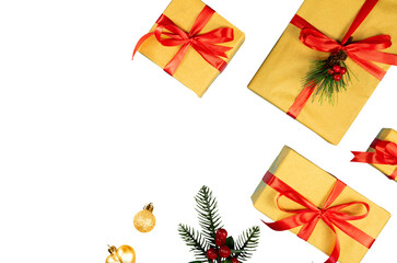 christmas gift boxes for banner decoration