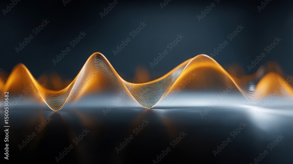 Poster captivating wave of light illustrating quantum coherence fib filter analyzer for dynamic analysis an