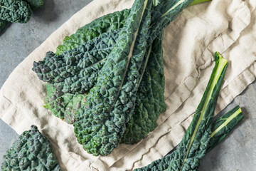 Organic Raw Green Lacinato Dinosaur Kale