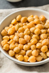 Healthy Organic Raw Canned Garbanzo Bean Chickpeas