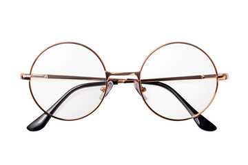 丸い形のメガネ