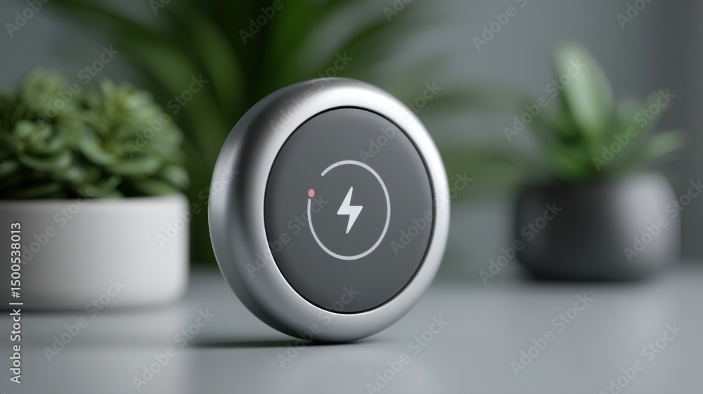 Poster a simple button on a table representing the concept of resurfacing buried tasks and bringing back lo