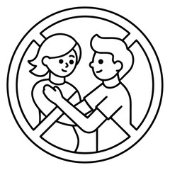 no-hugs-no-kiss-icon-set-ban-greeting-and-couple-h.eps