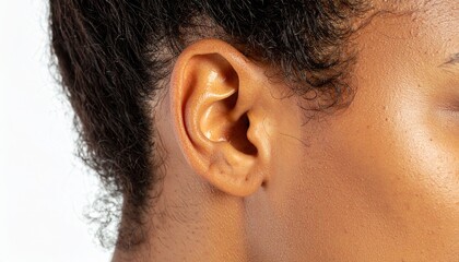 Womans Ear with CloseUp.