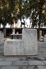 ancient Chinese stele and tablet of Dingzhou stone carving museum