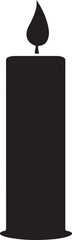 Obraz premium Candle silhouettes