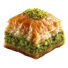 Delicious baklava dessert with nuts and honey.