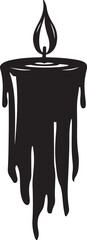 Candle silhouettes