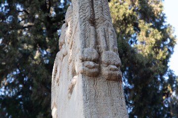  ancient Chinese stone steles of Dingzhou Stone Carving Museum