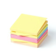 Vibrant Assorted Post-it Notes Stacked Together