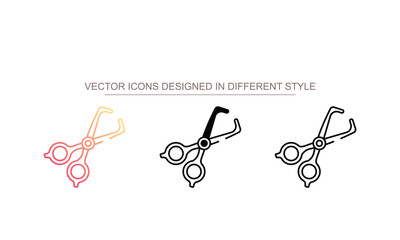 Mouth Prop icon design with white background stock illustration