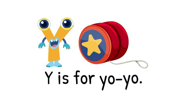 Animated Alphabet: Y is for Yo-Yo