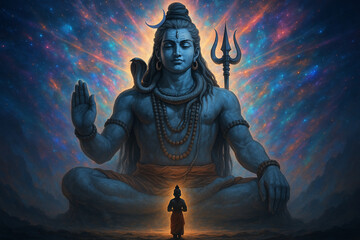 Majestic Lord Shiva Scene