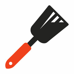 Glue Spatula Icon Minimal Vector Tool Design for Craft and DIY Projects