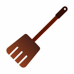 Glue Spatula Icon Minimal Vector Tool Design for Craft and DIY Projects
