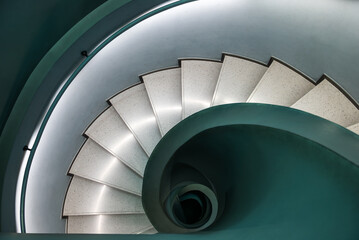 Spiral Staircase with Modern Design