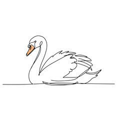 Swan One Line Drawing: Minimalist Elegance