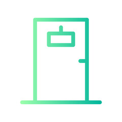 door gradient icon