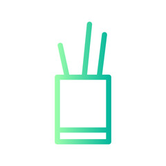 pencils gradient icon