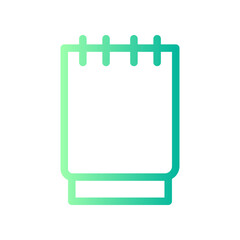 notebook gradient icon