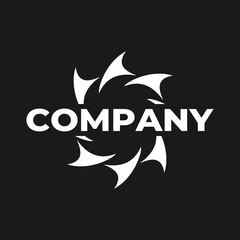 generic circle logo design , business logo , vector , symbol , company logo,background, emblem, swirl, infinity, circular	