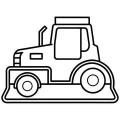 tractor vector icon
