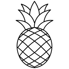 pineapple vector illustration