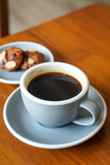Hot Americano from Indonesia, captured on May 23, 2025. A rich espresso blend brewed with hot water, delivering bold flavor and a smooth finish with local coffee character