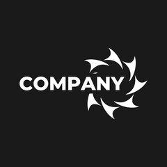 generic circle logo design , business logo , vector , symbol , company logo,background, emblem, swirl, infinity, circular	