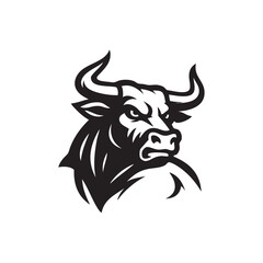 Bull Head Vector