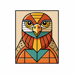 owl on a white background