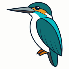 vector illustration of a bird