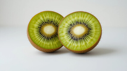 kiwi fruit on a white background