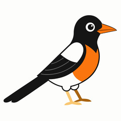 vector illustration of a bird