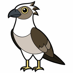 vector illustration of cartoon bird