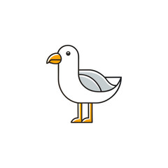 duck with a heart