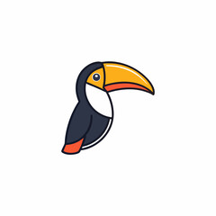 toucan bird vector illustration