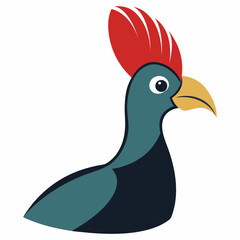 vector illustration of a bird